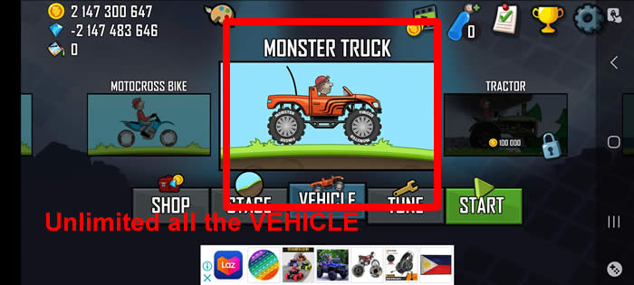 Hill Climb Racing screenshots