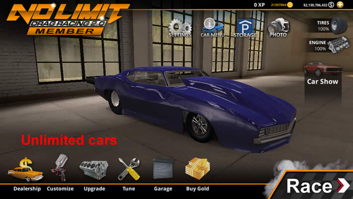No Limit Drag Racing 2 screenshots