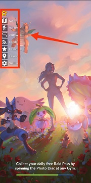 Pokémon GO screenshots