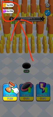 Attack Hole - Black Hole Games screenshots