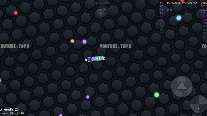slither.io screenshots