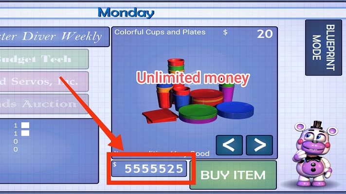 FNaF 6: Pizzeria Simulator screenshots
