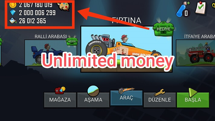 Hill Climb Racing screenshots