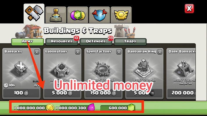 Clash of Clans screenshots