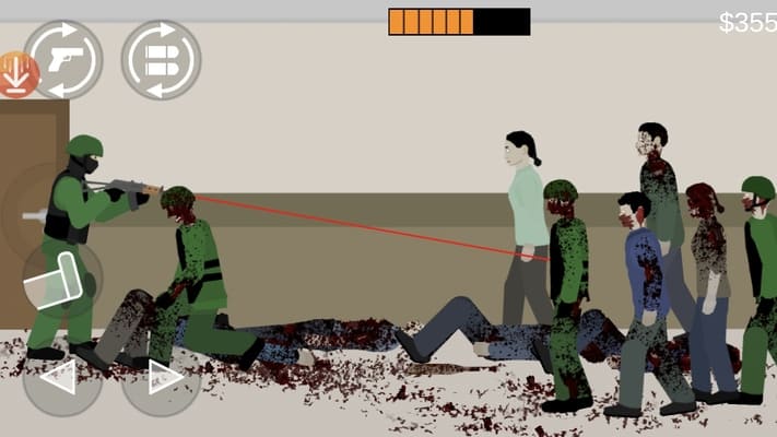 Flat Zombies: Defense&Cleanup screenshots
