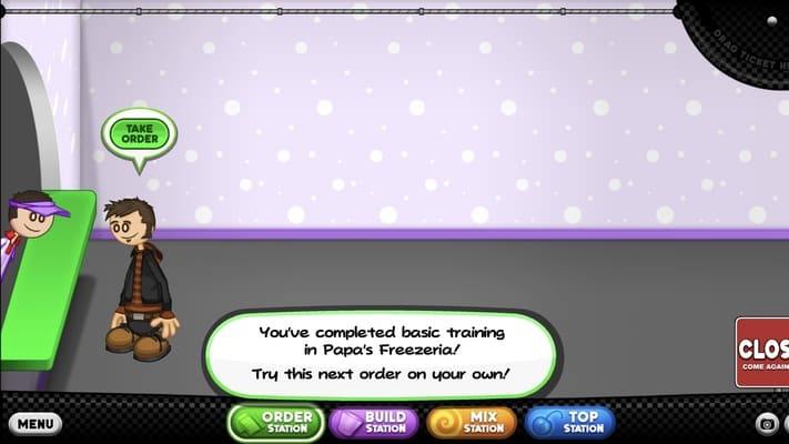 Papa's Freezeria HD screenshots