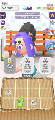 Street Life: Beg Get Rich Game screenshots